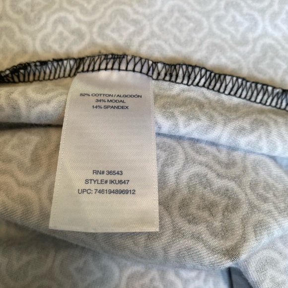 IZOD midi pull over dress cotton peephole on top adjustable tie on waist size md - Picture 6 of 8